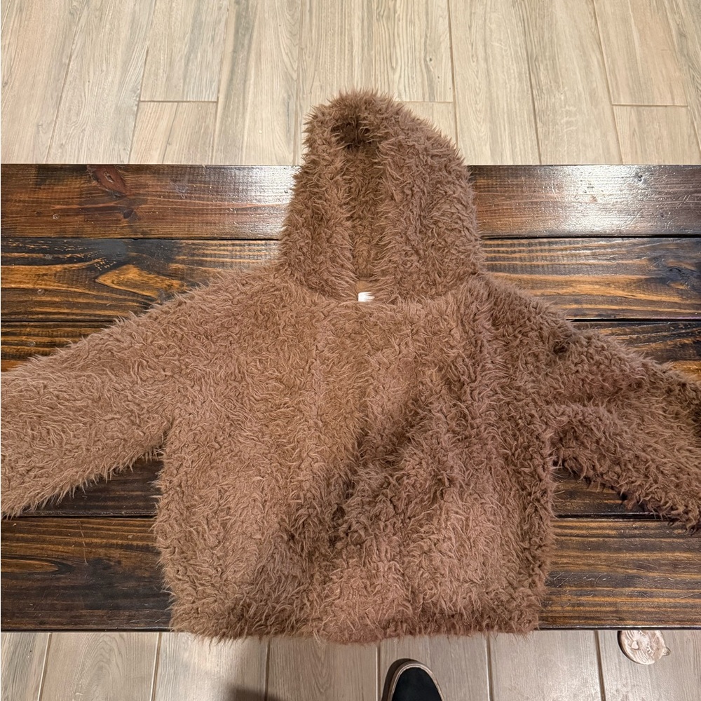 Tillys RSQ Hooded Fur Coat